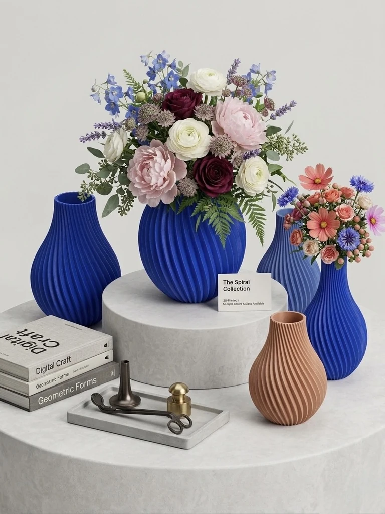 3Tins printed vase examples